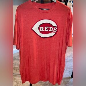 Men's Fanatics MLB Cincinnati Reds Graphic Red Short Sleeve Tee/T-Shirt, 2XL